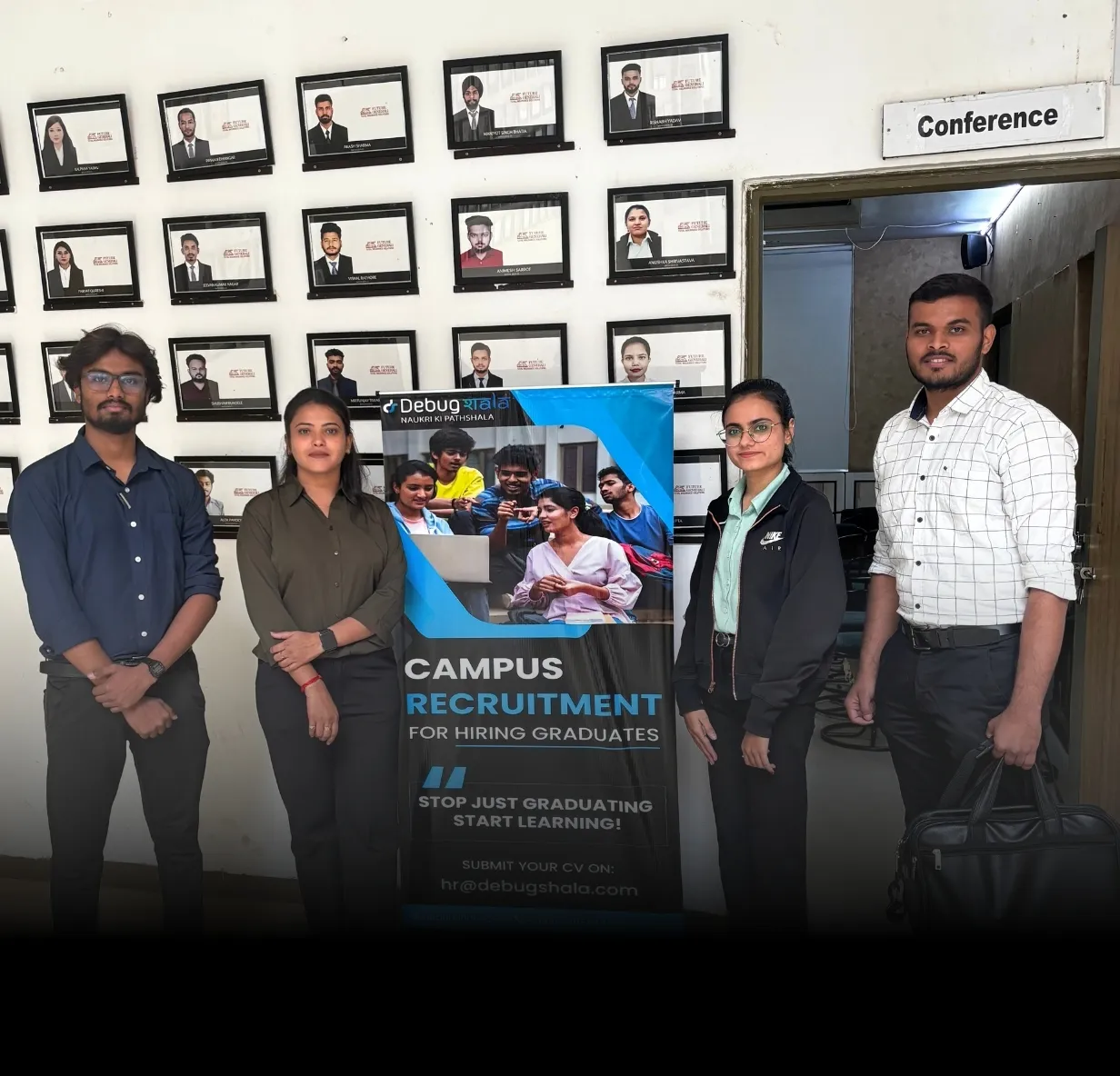 Placement celebration at the campus at Debugshala Indore